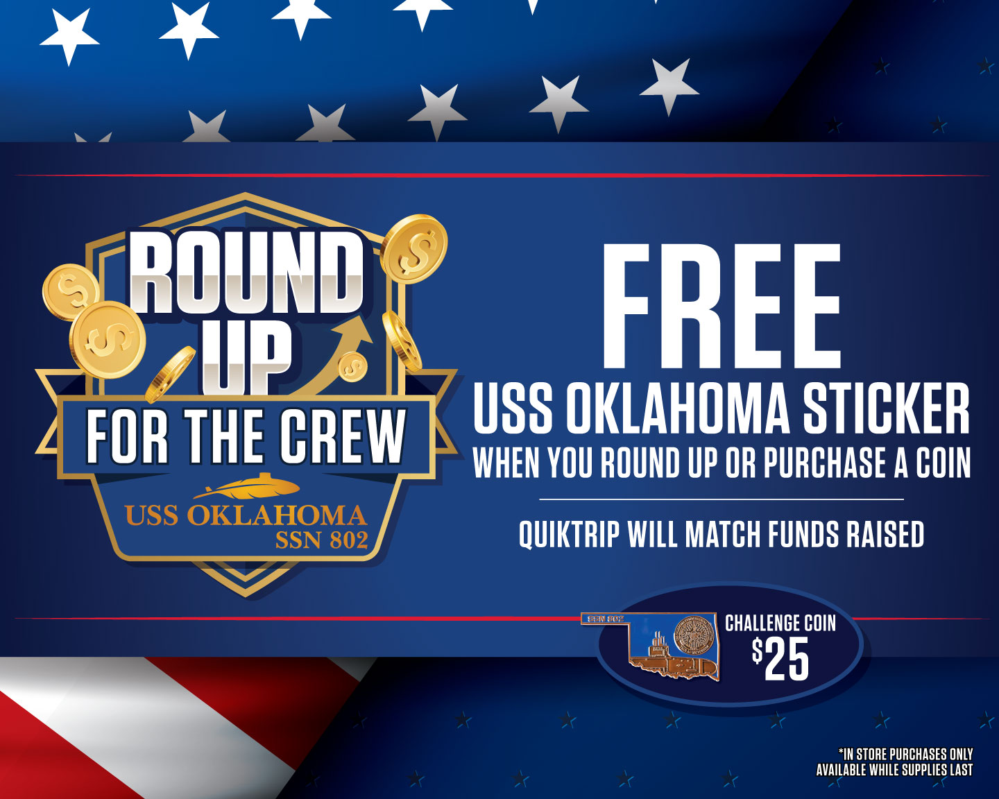 QuikTrip Announces USS Oklahoma Donation Campaign!